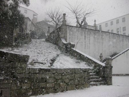 27/01/2011 - Neige à Porto d'Ave, Braga au Portugal